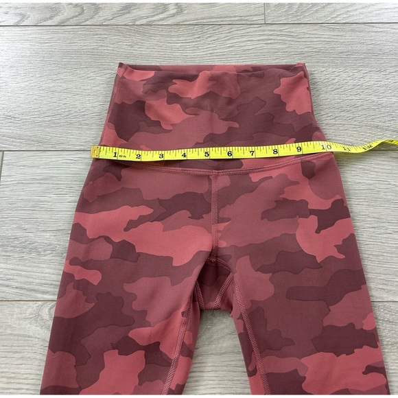 Lululemon Wunder Train High-Rise Crop Leggings 23" Heritage 365 Camo Brier Rose - Picture 11 of 15
